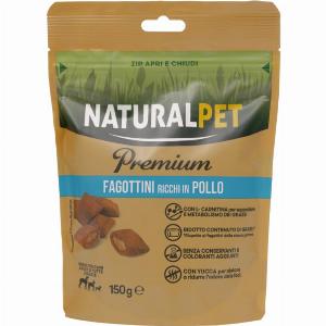 Sconto 20 su snack funzionali per cani NaturalPet Pollo 150 gr