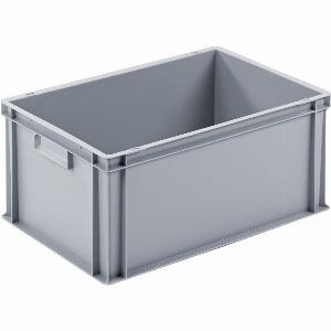 Contenitori impilabili EURO Universali chiusi 60x40 cm Ringoplast 56300 ml 40x60x28 cm LxLxH grigio