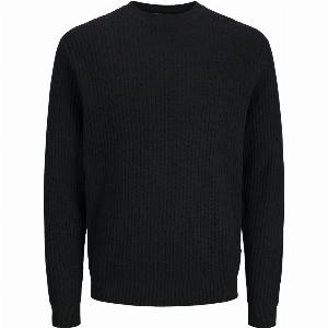 JackJones maglia uomo con trecce nero