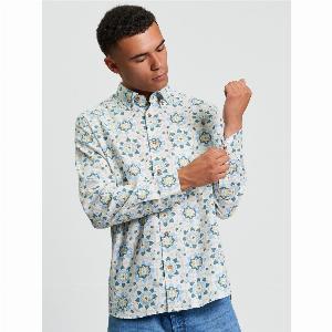 British Craft Print Shirt S