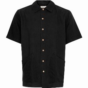 Solid Denmark Allan Pocket Shirt  Black  SDALLANBLK ALLAN