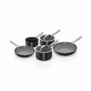Ninja Kitchen Ninja ZEROSTICK Ceramic Pro 5Piece Pan Set Black 622356307864