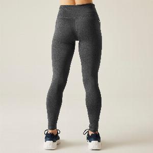Dare 2b Womens Quick Drying Influential Gym Leggings Charcoal Grey Size 14