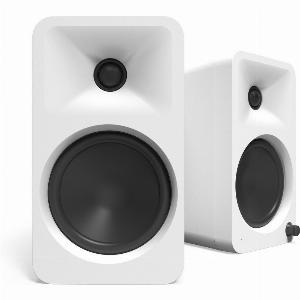 Get 23 Discount on Kanto ORA4 140W Bluetooth Desktop Speakers in White