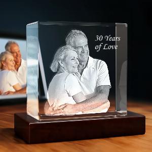 3D Anniversary Crystal Square4K HD 2XL