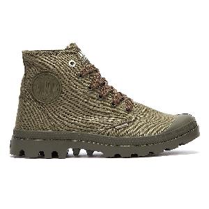 Bottes Palladium Pampa Hi Mono Chromes Vertes Économisez 35