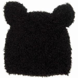 Strickset Mütze Katze schwarz