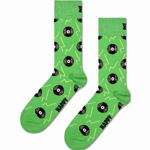 Funky Green Socks  Vinyl Music Socks
