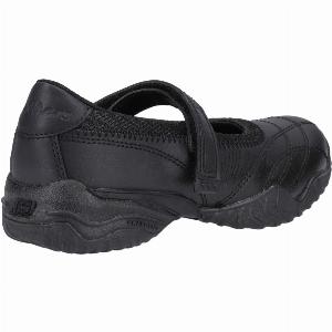Get 33 Off Skechers Velocity Pouty Leather Junior Shoes in Black