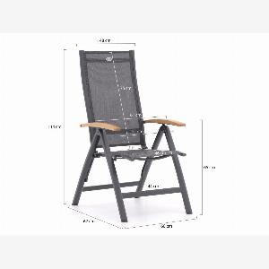 Hartman Troy Gartenstuhl Hochlehner mit Brisbane Gartenhocker