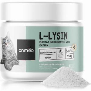LLysin für Katzen  250g  Nahrungsergänzung für Katzen  Animigo
