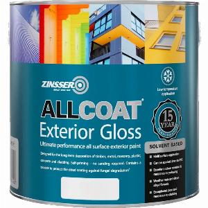 Enjoy 73 Discount on Zinsser AllCoat Exterior Black Gloss 1L