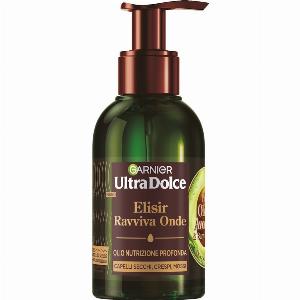 GARNIER  Ultra Dolce Elisir Ravviva Onde  Puro Olio di Avocado  Burro di Karité Olio e siero 120 ml unisex
