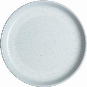 White Speckle Coupe Medium Plate