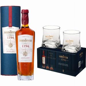 Risparmia il 15 su Rum Solera Santa Teresa 1796 con set di bicchieri