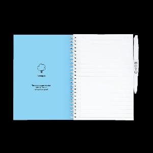 40 Rabatt auf MOYU wiederverwendbares A5 Notizbuch in Himmelblau