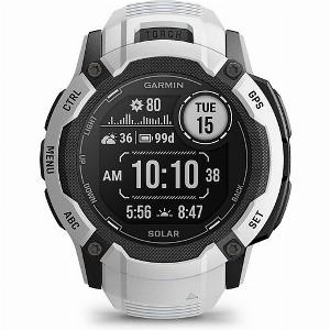 Garmin Instinct 2X Solar Steinweiss mit Silikonarmband Ref 0100280504  Outdoor GPS Smartwatch
