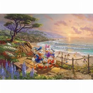 Puzzle Thomas Kinkade  Donald  Daisy Schmidt Spiele
