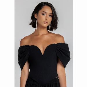 Enjoy a 30 discount on Goddivas black Bardot corset top today Limited time offer