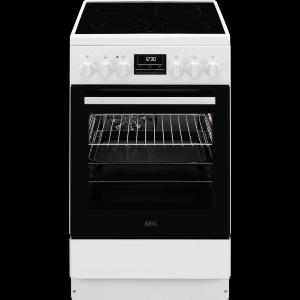 AEG Standherd mit GlaskeramikKochfeld 50cm CCB544OCBW