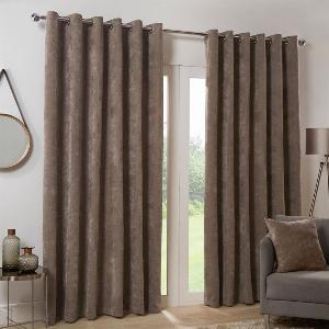 Enjoy 25 Discount on Dove 90 x 90 Italian Velvet Blackout Curtains