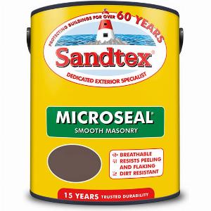 Sandtex Microseal Smooth Masonry Paint Sandblast 5L