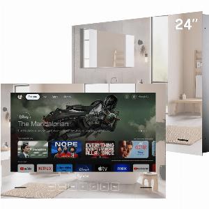 Sylvox 24 Smart Spiegel mit TV für Bad wasserdicht jetzt 679  15 