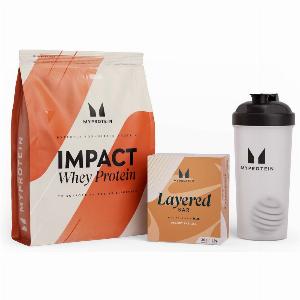 Coffret Impact Whey Protein  barre protéinée à 6 couches  Choc Peanut Pretzel  Chocolate Brownie
