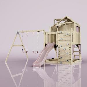 Aire de jeux PolarPlay Lasse Trapèze  Vieux rose