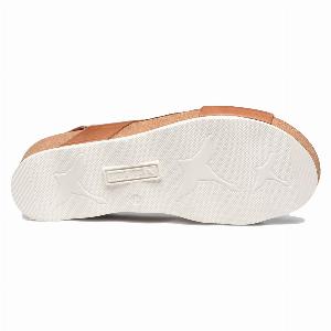 Pikolinos Mahon Leather Womens Hook and loop Sandals  Brandy  SizeUK 885