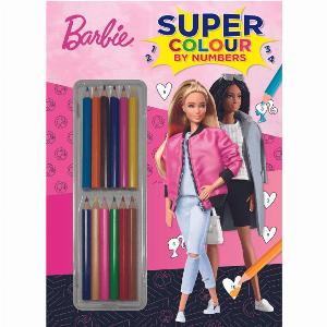 Enjoy 25 Discount on Barbie Super Colour by Numbers Set