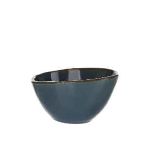 Coppetta blu ovale in ceramica 10x6x75 cm ora a 119