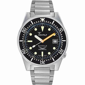 Enjoy 15 Discount on Squale 1521 Black Blasted Mens Automatic Watch