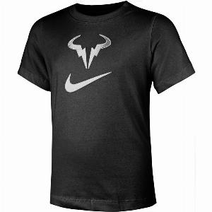Nike Rafael Nadal Drifit Rafa Tshirt Garçons Noir  Xs