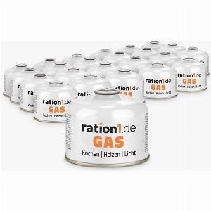 Ration1 Gaskartuschen 24 x 230g  EN 417 für Outdoor und Camping jetzt 99 