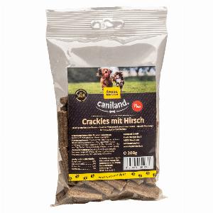 Snack per cani Caniland Crackies  Set 6 x 200 g Cervo ora 1179
