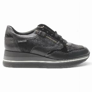 Mephisto Olimpia Leather Womens Low Top Black Trainers