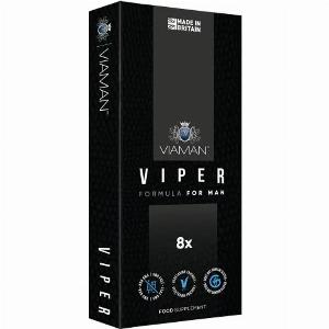 Viaman Viper  8 Kapseln für Männer Mehr Standhaftigkeit und Ausdauer