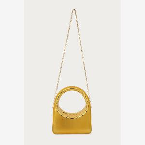 Enjoy 83 Discount on Lavish Alice EMMY Sculpted Acrylic Handbag  Gold