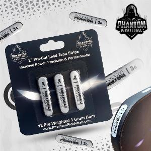 Get 12 Off Phantom Pickleball PreCut Lead Tape  12 Bars 3g Each