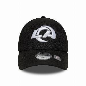 LA Rams NFL Black 9FORTY Adjustable Cap New Era Cap adult unisex