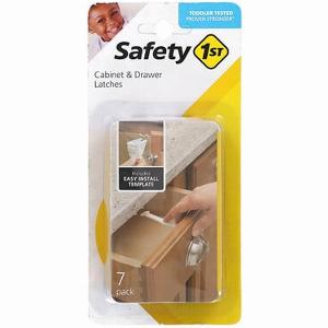 Safety 1st Cabinet  Drawer Latches 7 Pack