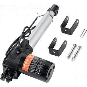 VEVOR 6000N Linear Actuator DC 12V Linearantrieb IP44 Elektrischer Linearmotor 150mm Hublänge Geräuschpegel 50dB Elektrische Türöffner 5mms Fahrgeschwindigkeit Lineartechnik Verstellantrieb