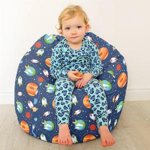 Debenhams rucomfy Beanbags rucomfy Outer Space Kids Bean Bag Chair Comfortable Seating for Kids 5060896360188