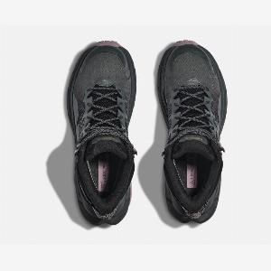 HOKA Trail Code GORETEX Chaussures pour Femme en BlackCastlerock Taille 44  Randonnée
