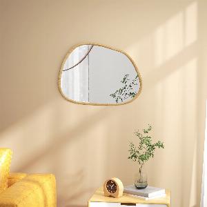 Aosom Profitez de 15% de réduction sur un miroir mural organique 80 x 60 cm 3662970302453