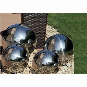Decorative Stainless Steel Orbs 4 Pack
