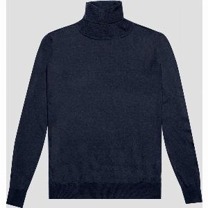 Maglia regular fit in filato lana misto cashmere