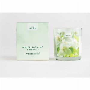 Get 33 Discount on White Jasmine and Neroli Small Candle in White