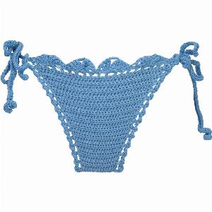 Seashell Side Tie Bottom  Size Medium  81cm  90cm   Color Baby Blue